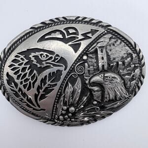 SSI Handcrafted Native American Eagle Dancer Belt Buckle